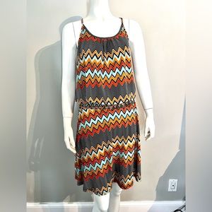 Veronica M mini Dress Size Large. Some of the smocking is coming unraveled